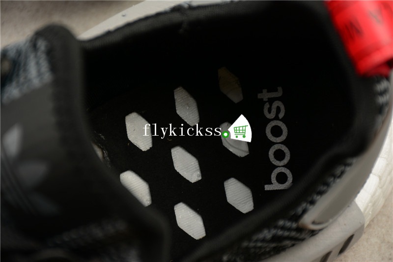 Real Boost Adidas NMD R1 PK Grey Red BB2884